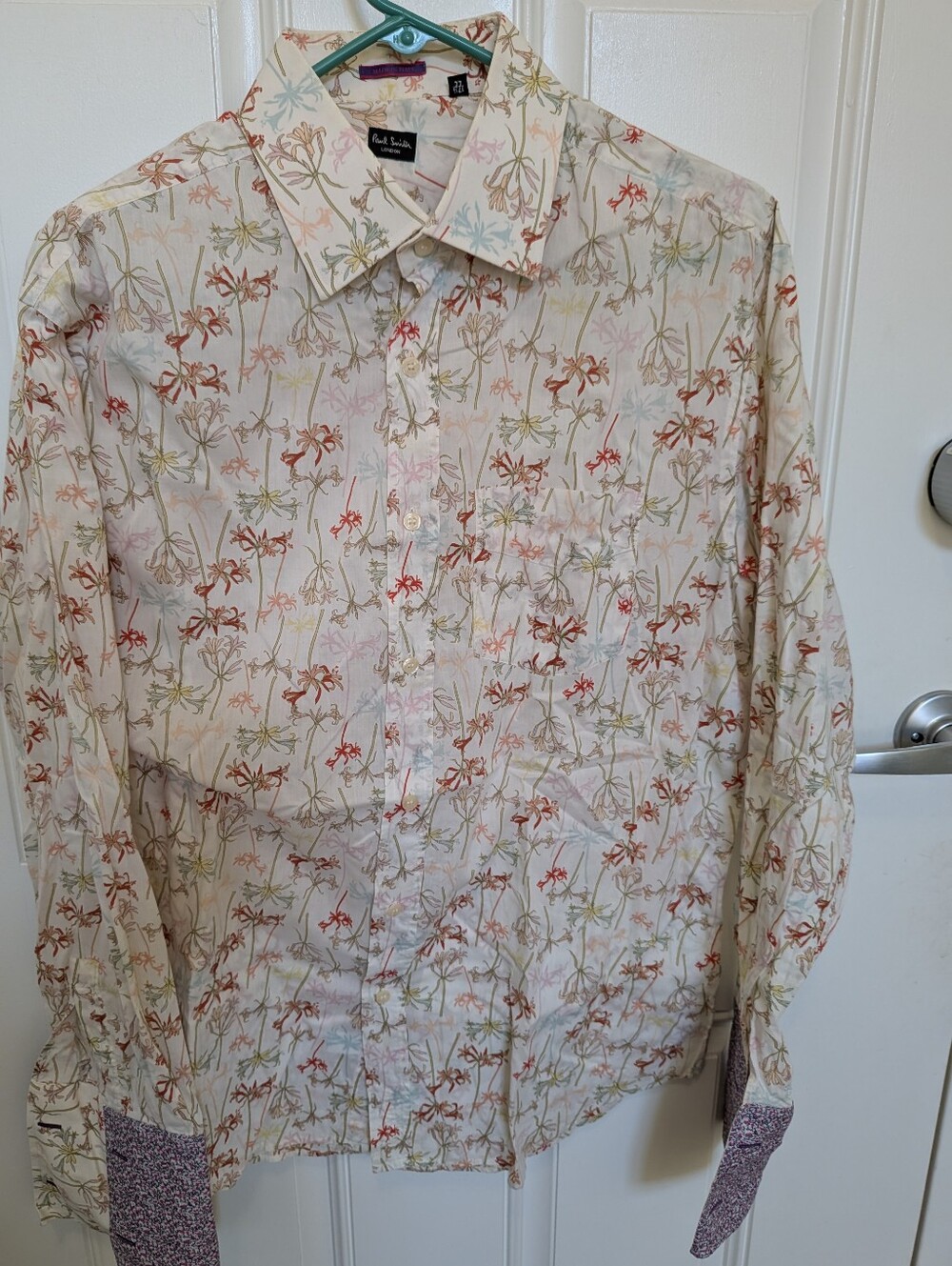 Paul Smith London Floral Button-Down Shirt – Made in Italy